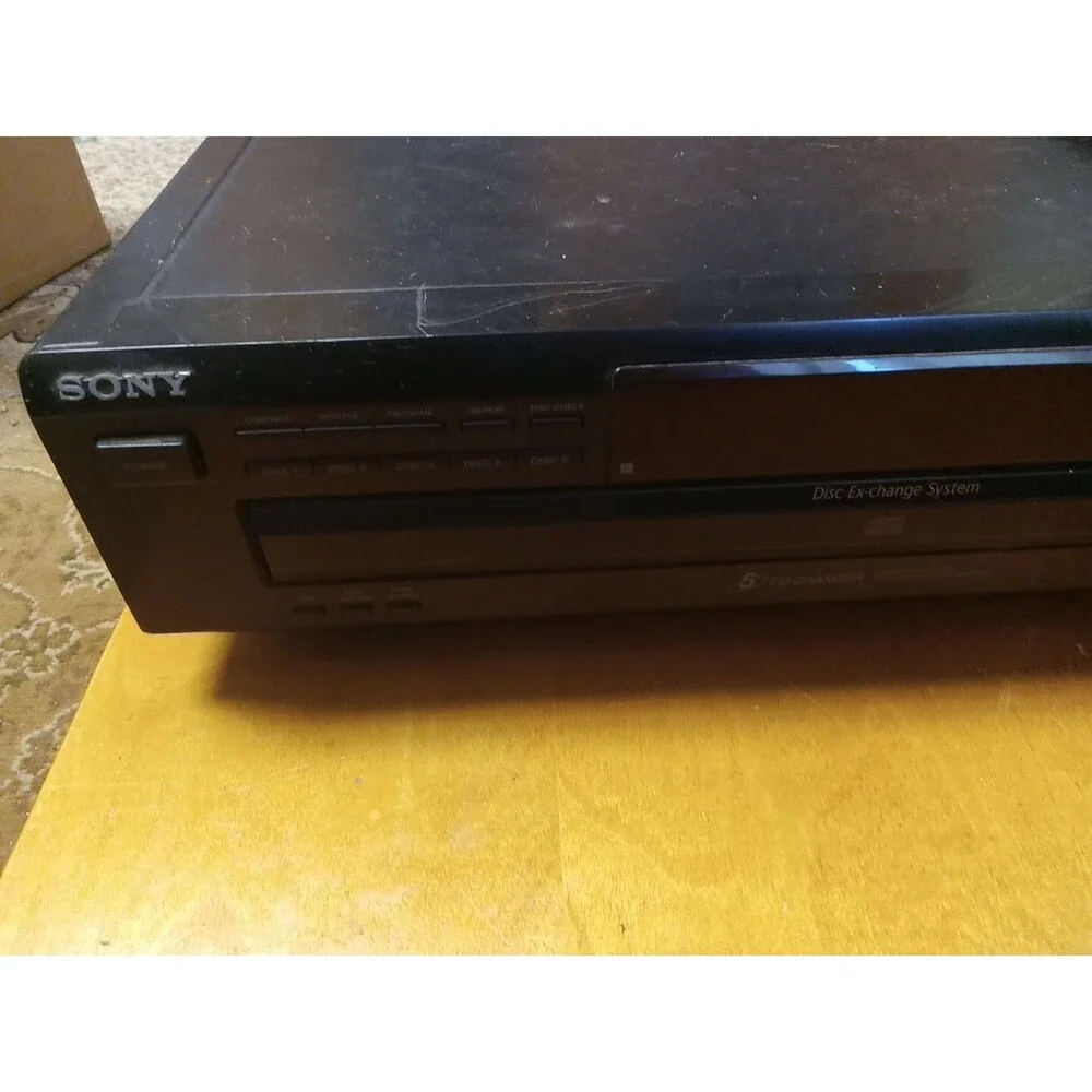 SONY CDP-CE315 5-Disc CD Changer Compact Disc Player Tested Fully Working